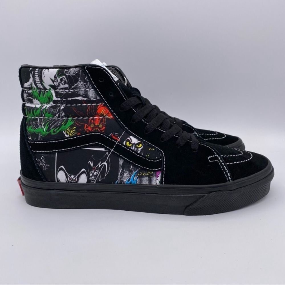 Vans x Disney Sk8-Hi Disney 100 'Villains' Women's Shoes Sneakers | Size: 9.5 - Picture 2 of 16